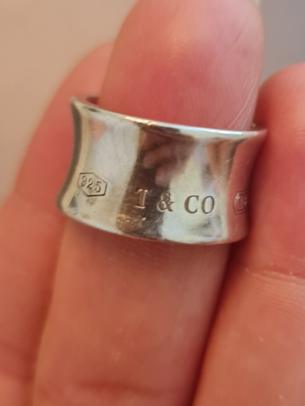 Tiffany & Co. Silver Wide Band Ring